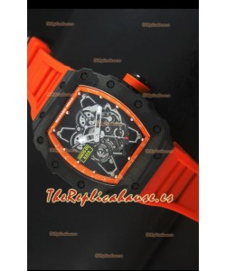 Richard Mille RM35-01 Edición Rafael Nadal, Reloj Réplica Suizo Indicadores en Naranja