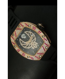 Richard Mille RM051 Tourbillon Reloj Suizo Caja en Oro Rosado
