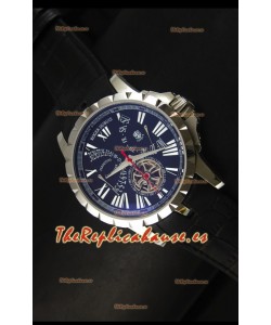 Roger Dubuis Excalibur Calendar Reloj con Dial Negro 
