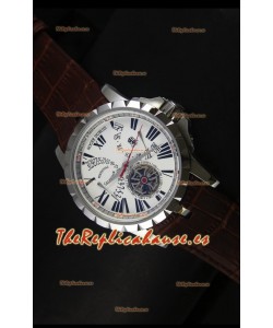 Roger Dubuis Excalibur Calendar Reloj con Dial Blanco