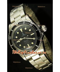 Tudor Submariner 5514, Estilo Vintage, sin Fecha, Reloj Suizo - Réplica final en escala 1:1