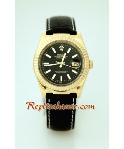 Rolex Réplica Datejust - Leather