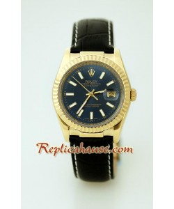 Rolex Réplica Datejust - Leather