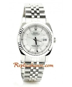 Reloj Rolex Réplica Datejust Silver para hombre