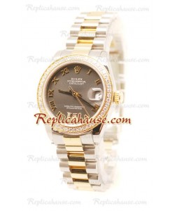 Rolex Datejust Diamond VI Reloj de imitación Japonés - 36MM