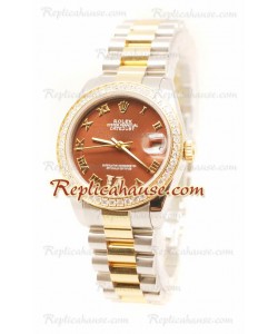 Rolex Datejust Diamond VI Reloj de imitación Japonés - 36MM