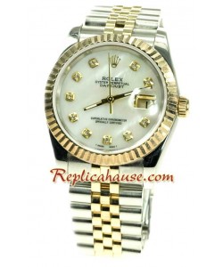Rolex Datejust Dos Tonos Reloj Réplica