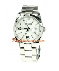 Reloj Rolex Réplica Datejust Silver