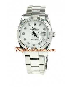 Reloj Rolex Réplica Datejust Silver