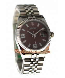 Reloj Rolex Réplica Datejust Silver