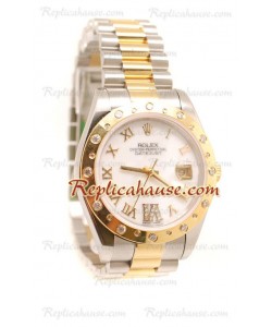 Rolex Réplica Datejust Dos Tonos Reloj