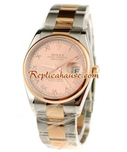 Rolex Réplica Datejust Suizo Dos Tonos Reloj