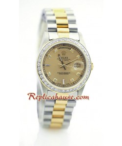 Rolex Réplica Day Date Dos Tonos
