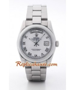 Rolex Réplica Day Date Silver