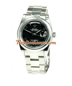 Rolex Réplica Day Date Silver Reloj