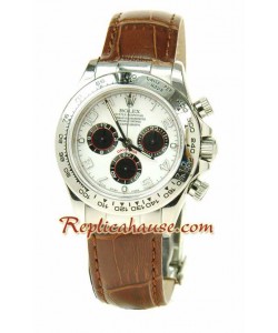 Rolex Réplica Daytona Cuero Suizo Reloj