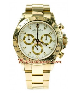 Rolex Réplica Daytona Suizo Gold Reloj - 2011 Edición