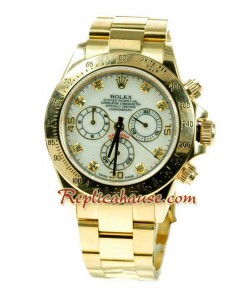 Rolex Réplica Daytona Suizo Gold Reloj - 2011 Edición