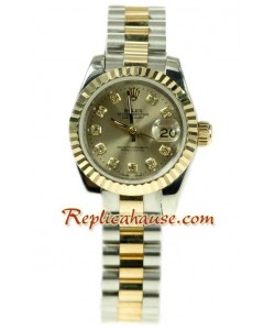 Rolex Réplica Suizo Datejust Reloj para Dama