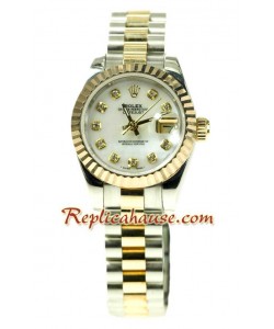 Rolex Réplica Suizo Datejust Reloj para Dama