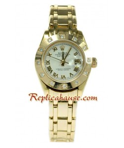 Rolex Réplica Suizo Datejust Reloj para Dama