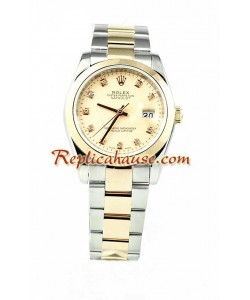 Rolex Réplica Datejust Reloj para hombre - Oro Rosa