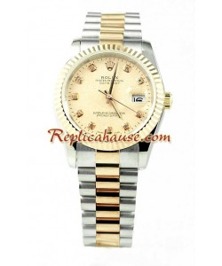 Rolex Réplica Datejust Reloj para hombre - Oro Rosa