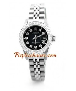 Rolex Réplica Datejust - Silver - Dama -