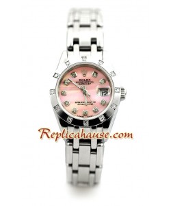 Rolex Réplica Datejust - Silver - Dama -
