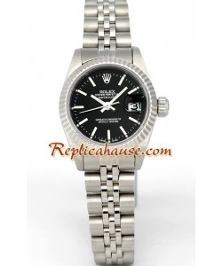 Rolex Réplica Datejust - Silver - Dama -