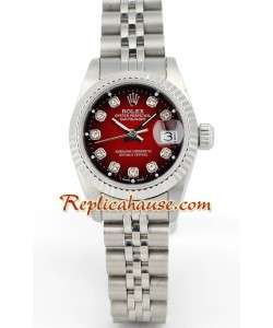 Rolex Réplica Datejust - Silver - Dama -