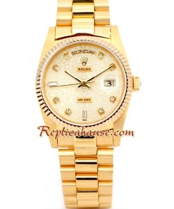 Rolex Réplica Day Date-Gold