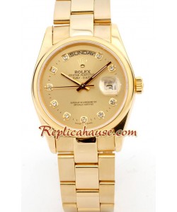 Rolex Réplica Day Date-Rose Gold