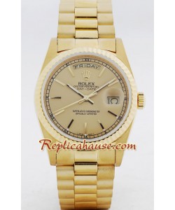 Rolex Réplica Day Date Gold