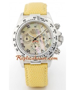 Rolex Réplica Daytona - Leather Dama 33MM