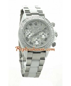 Rolex Réplica Daytona Light Peso con PVC Strap
