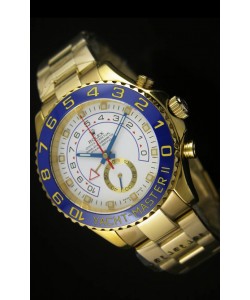 Rolex Yachtmaster II Oro Amarillo - Ultima Réplica 1:1 (Cronógrafo Funcionando)