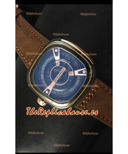 SevenFriday M2-2 Caja en Negro con Revestimiento PVD - Calidad Espejo 1:1 