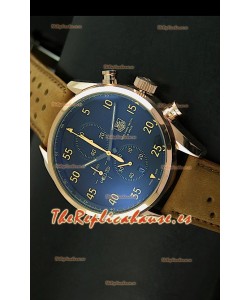 Tag Heuer Carrera 1887 SpaceEX Edition, Reloj de Cuarzo Japonés color Oro Rosado