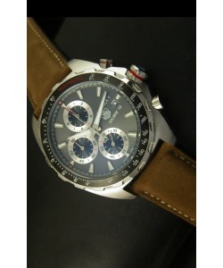 Tag Heuer Calibre 16 Reloj en Acero Inoxidable Dial Gris