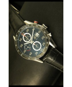 Tag Heuer Carrera Calibre 1887 Reloj Dial Negro - Réplica Escala 1:1