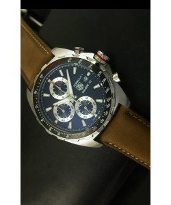 Tag Heuer Calibre 16 Reloj en Acero Inoxidable Dial Negro