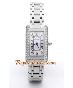 Cartier Tank Americaine Suizo - Dama