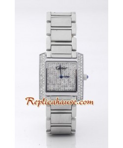 Cartier Tank Francaise Diamonds - para Hombre