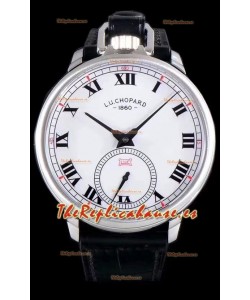 Chopard Louis-Ulysse The Tribute Reloj Suizo de Acero Inoxidable con Dial Blanco