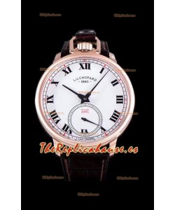 Chopard Louis-Ulysse The Tribute Reloj Suizo de Oro Rosado con Dial Blanco