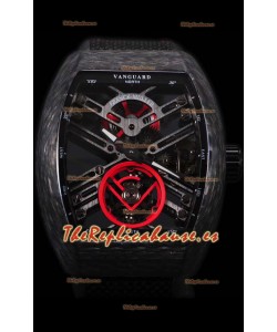 Franck Muller Vanguard Reloj Réplica Suizo Skeleton Tourbillon