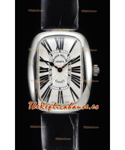 Franck Muller Galet Ladies Reloj Cuarzo Suizo con Correa Negra