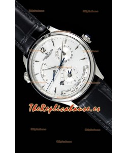 Jaeger LeCoultre Master Geographic Power Reserve Acero 904L Reloj Suizo