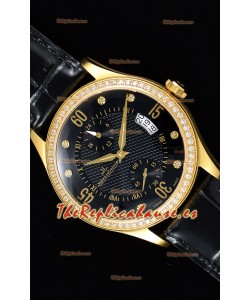 Jaeger LeCoultre Master Control Reloj Réplica Suizo Oro Amarillo